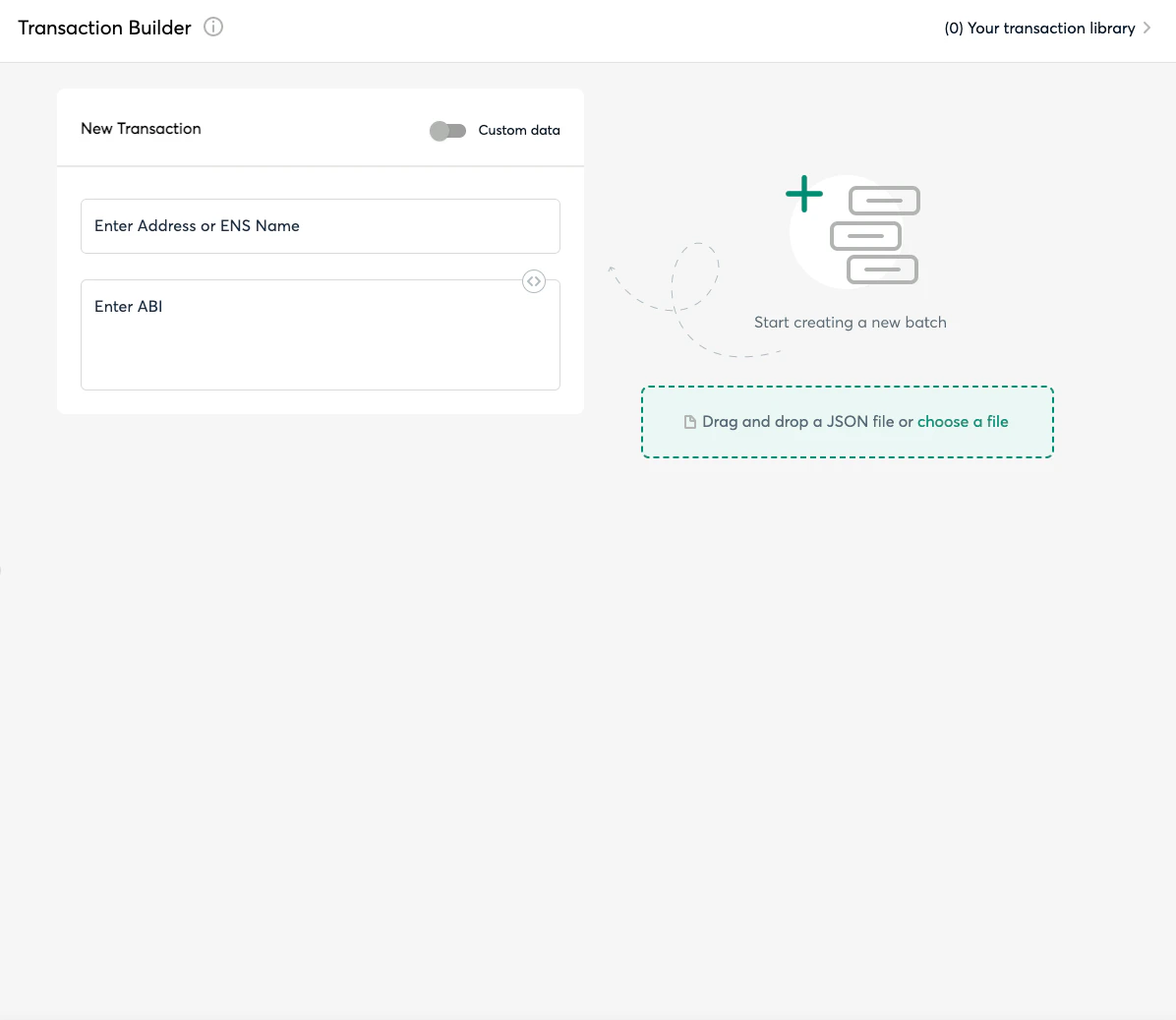 Governance Safe Creation process step 2