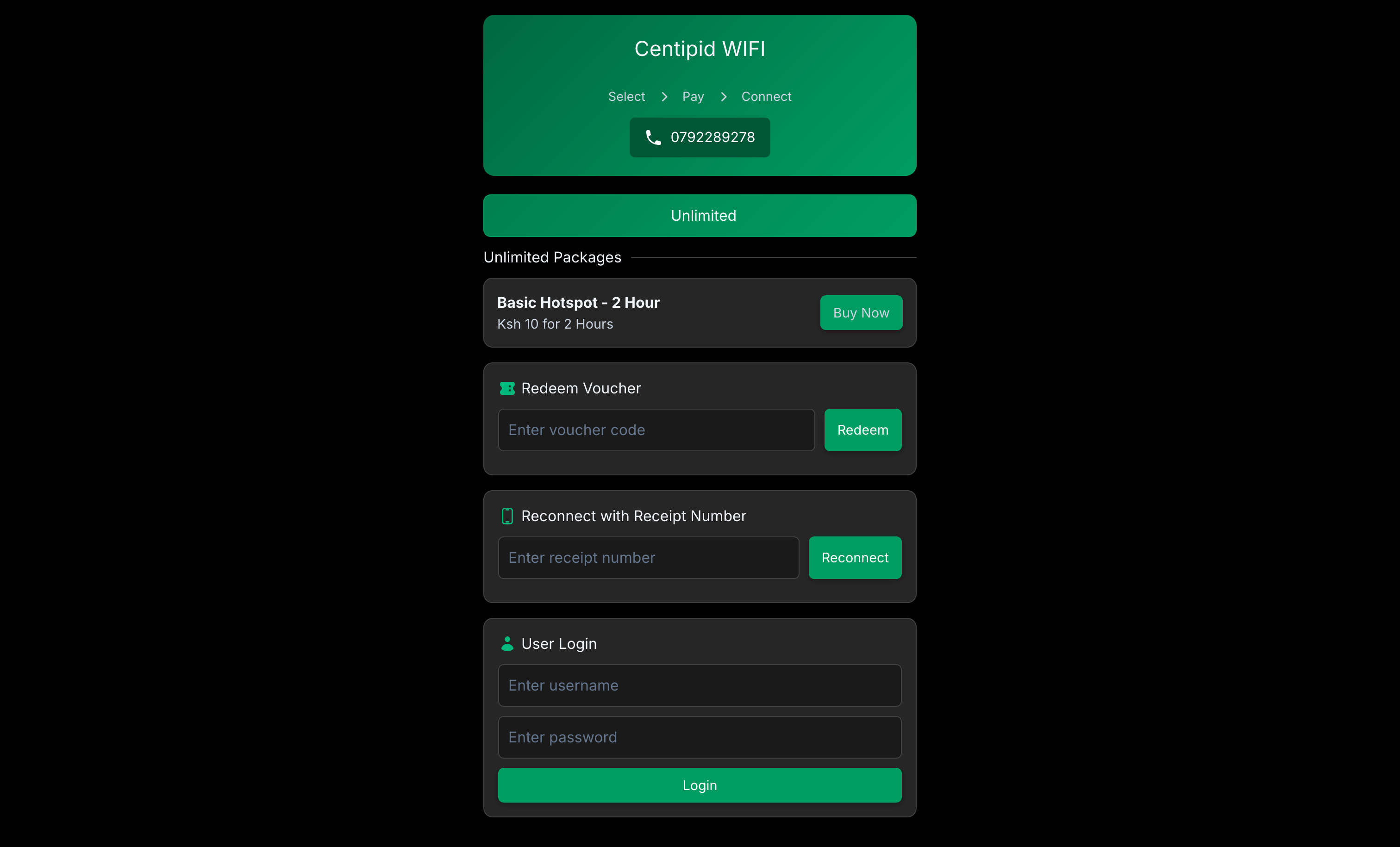 Lumen Dark captive portal