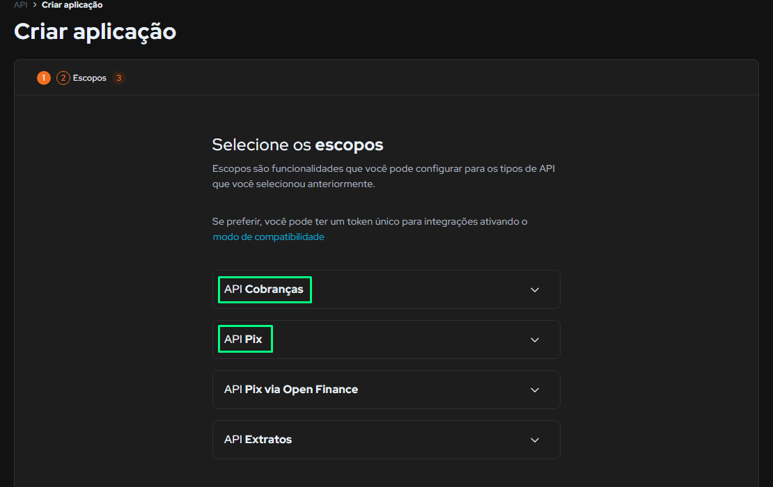 Vinculando Pix na CentralCart