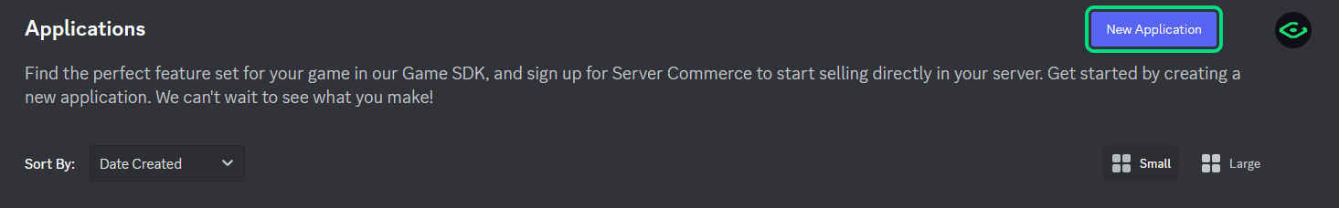 Aplicação de Discord