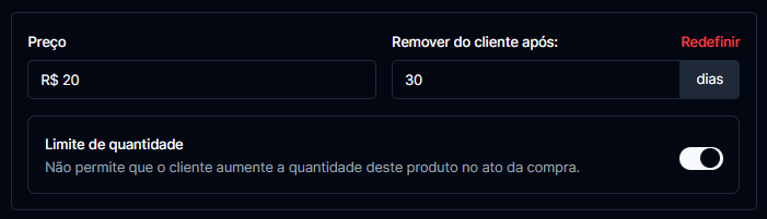 Produto temporário