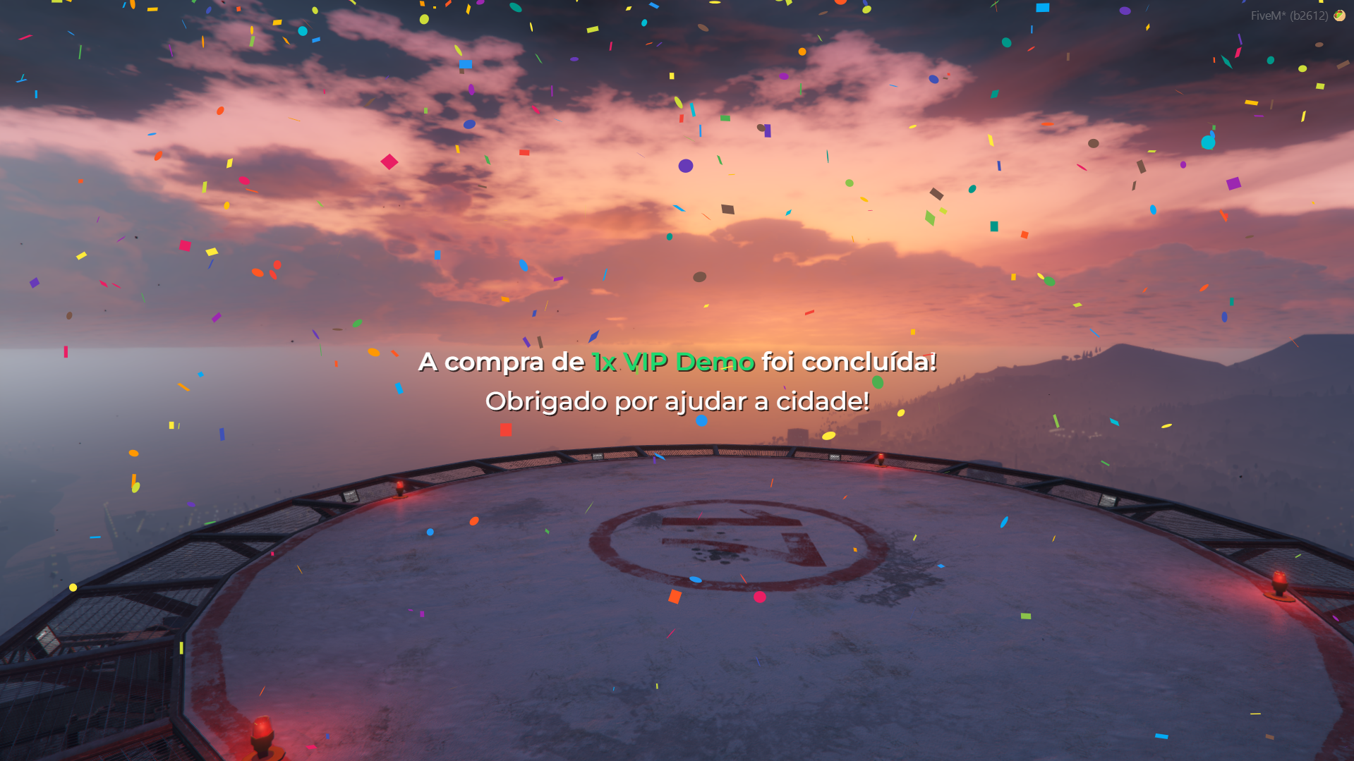 Notificação in-game