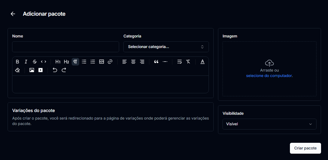 Vinculando PicPay na CentralCart