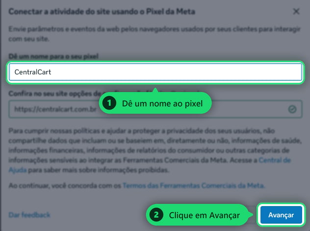Dar um nome para o pixel