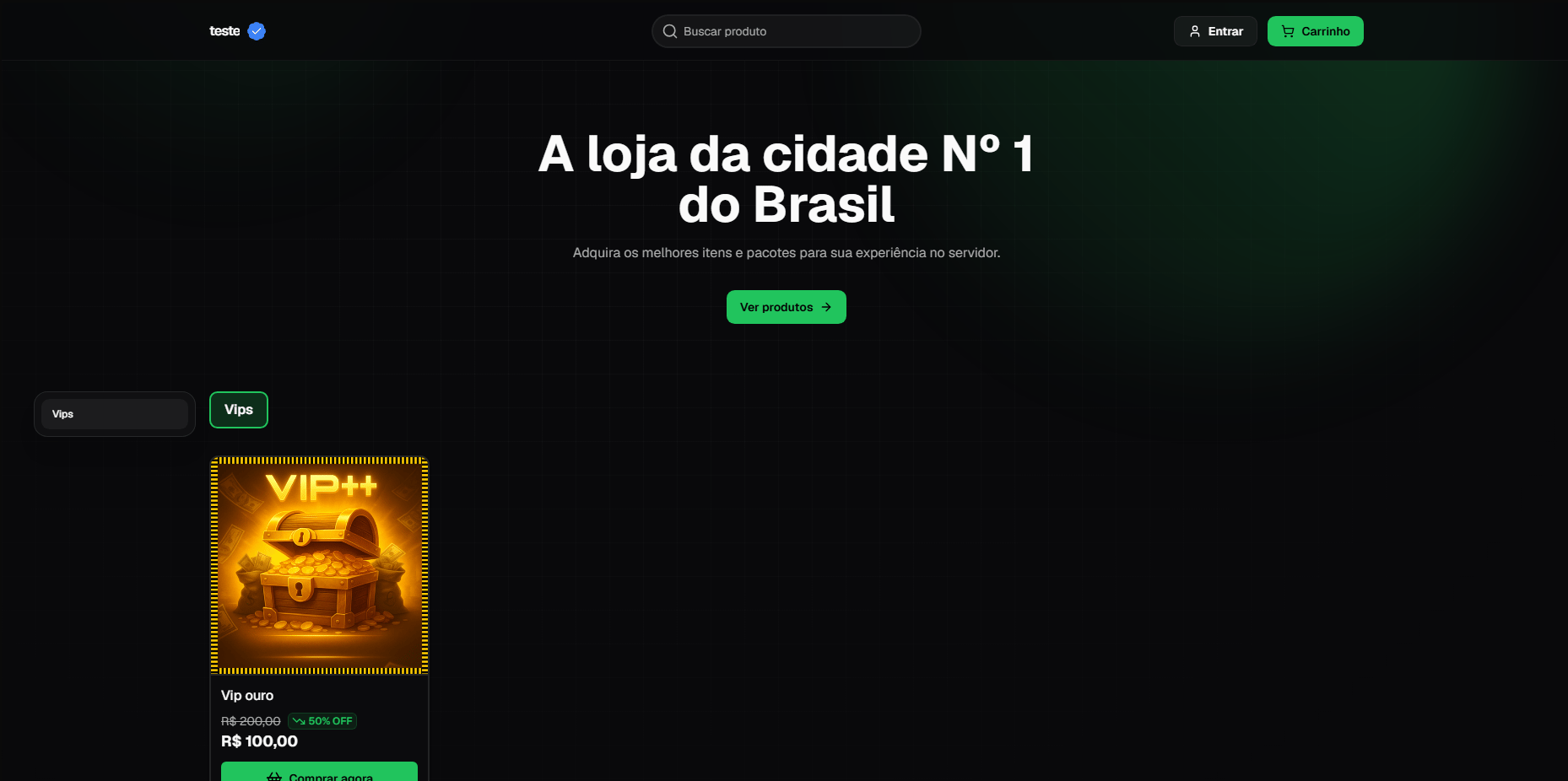 Loja publicada