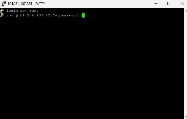 Putty Password