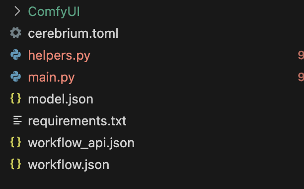 ComfyUI folder structure