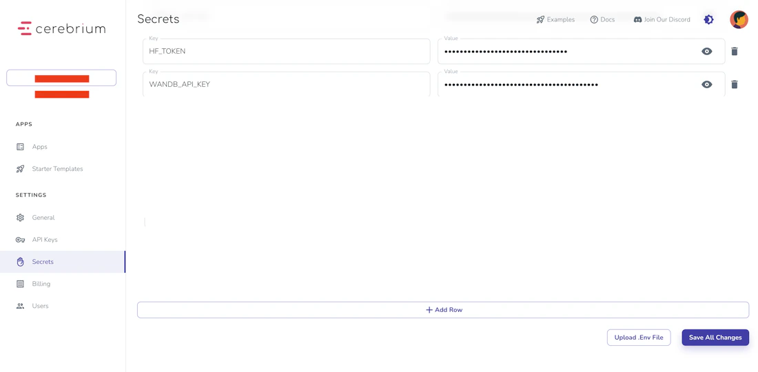 Hyperparameter Sweep training Llama 3.2 with WandB - Cerebrium