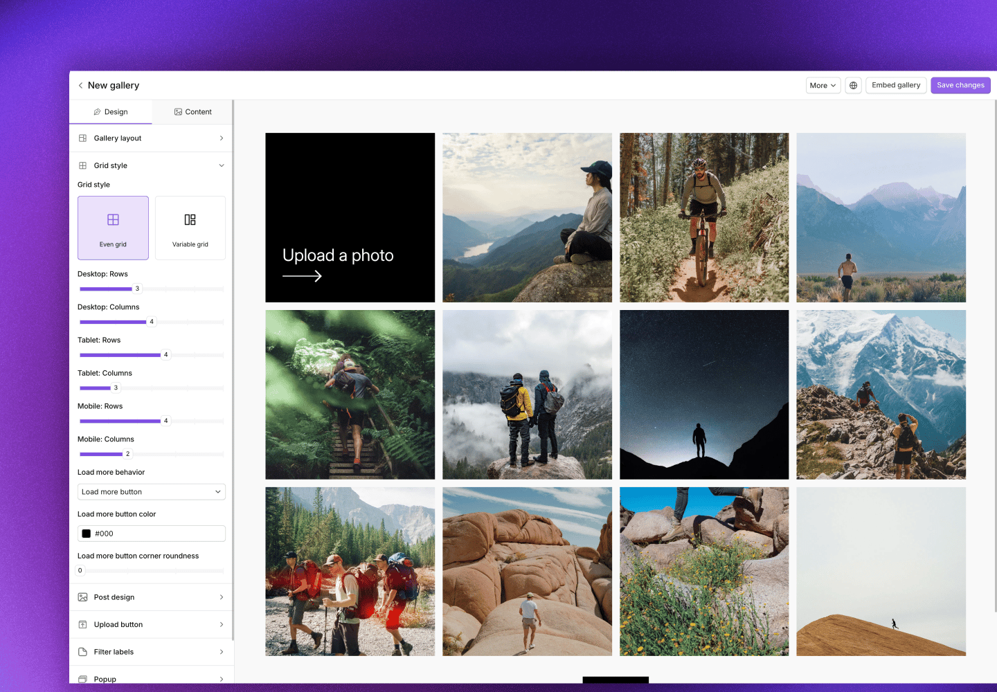 Grid layout