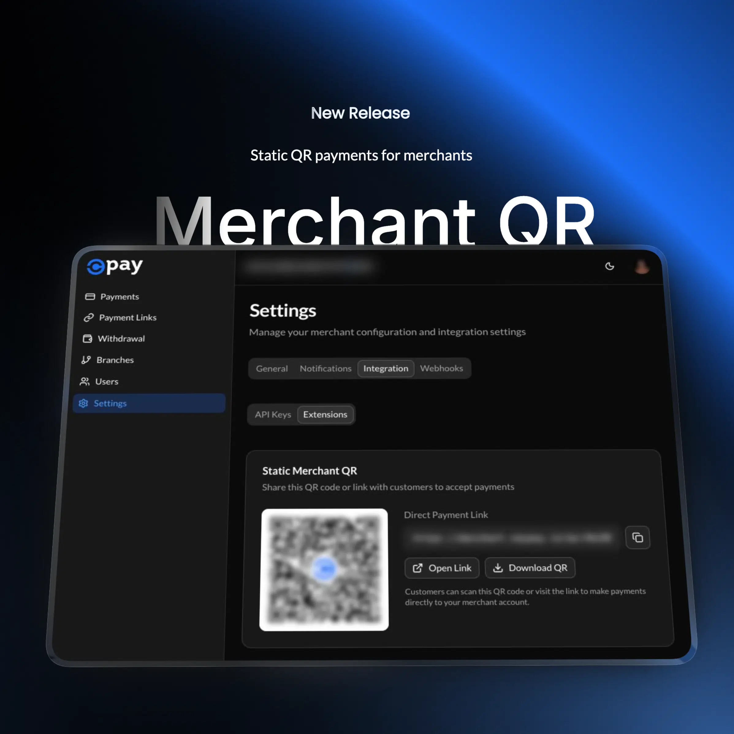 Merchant Static QR