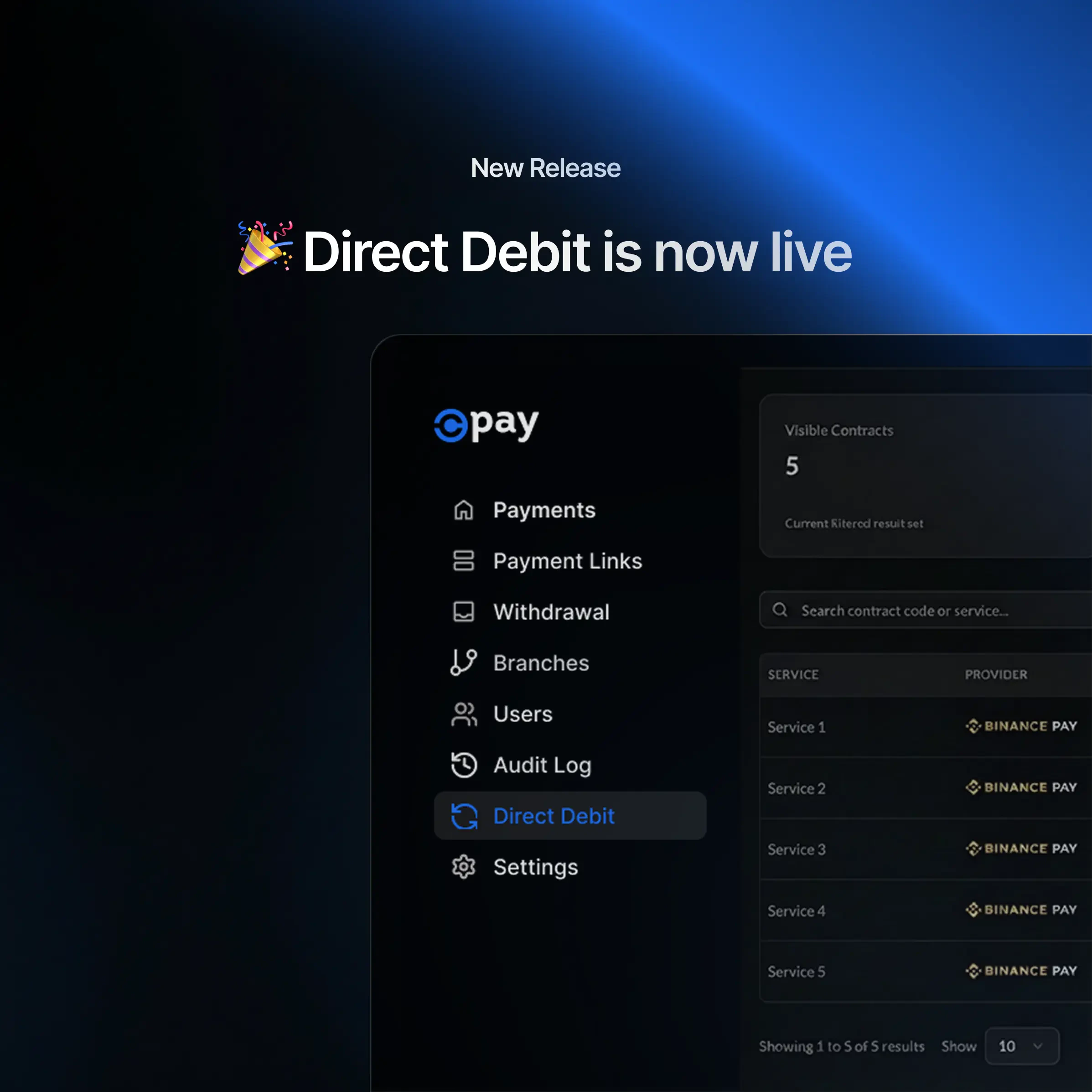 Direct Debit on CeyPay