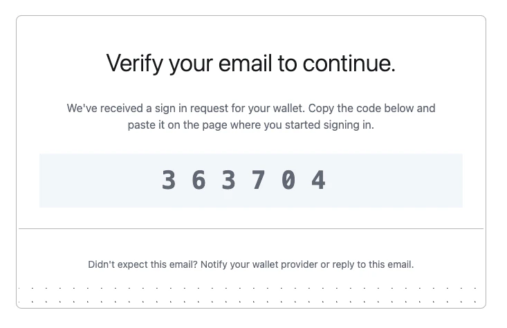 auth otp email