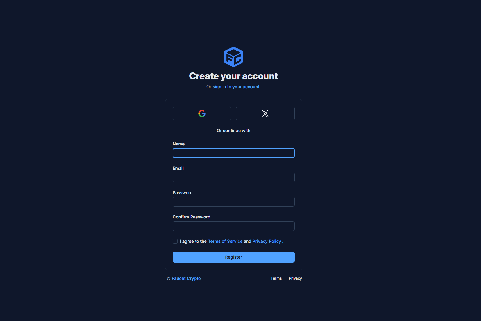 Faucetcrypto Signup Modal Pn
