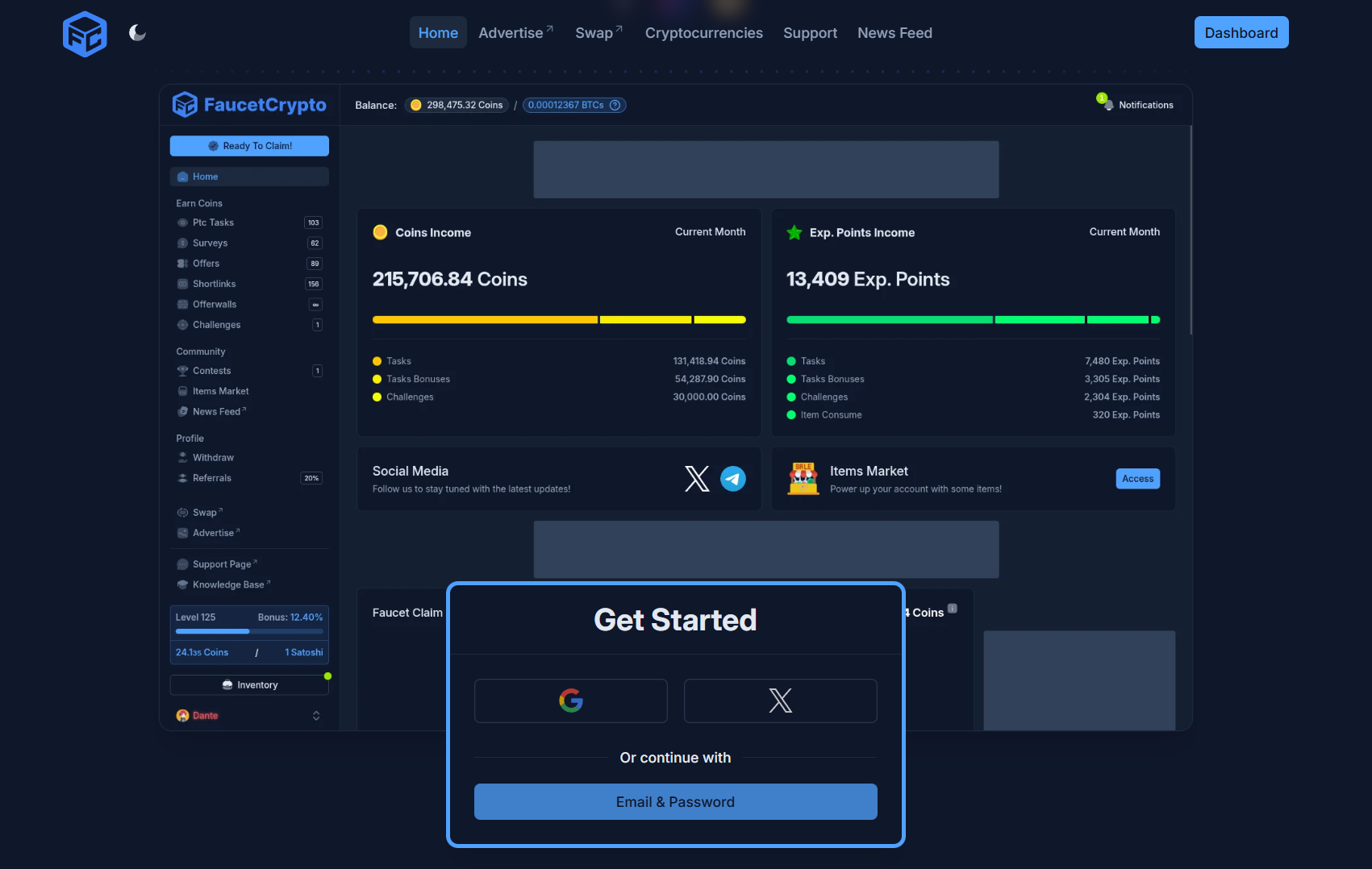 Faucetcrypto Signup Pn