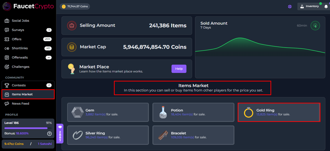 Faucetcrypto Itemsmarket Itemsmarket Pn