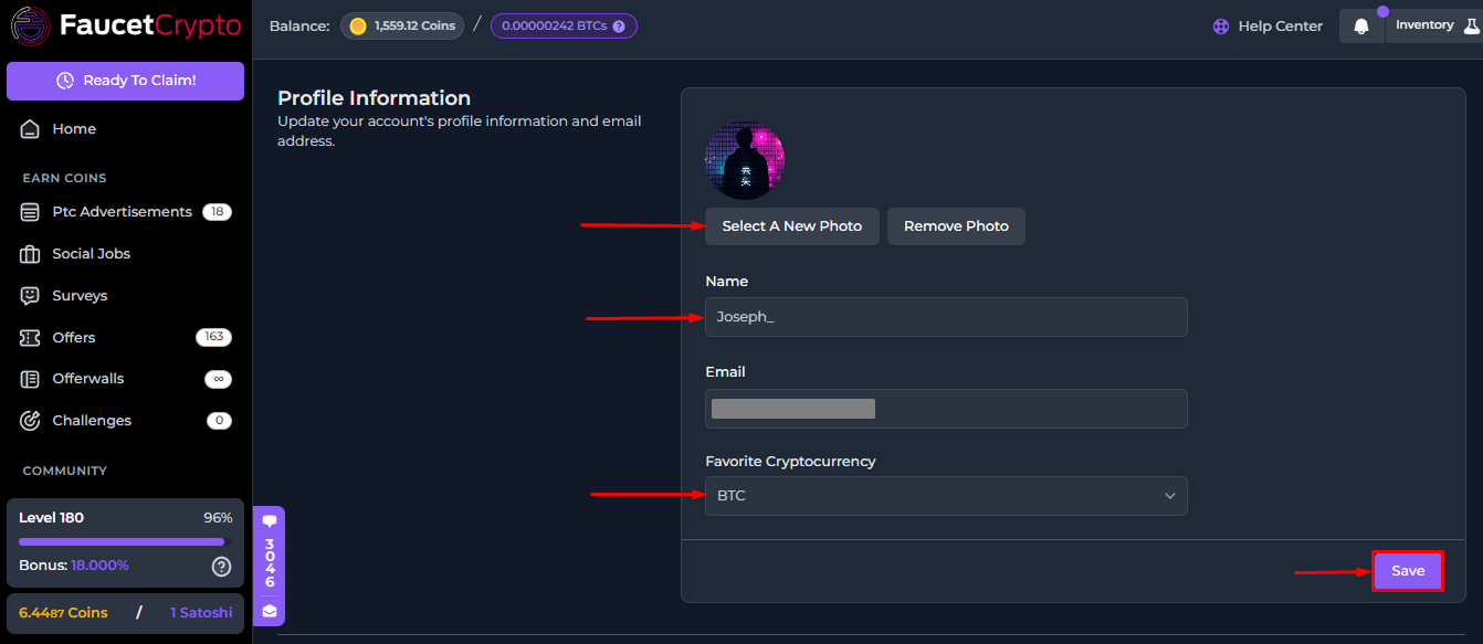Faucetcrypto Profileinformation Pn