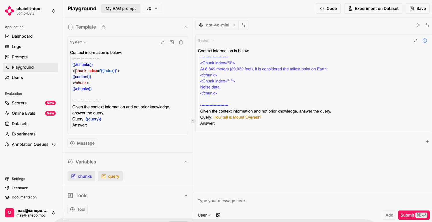 Create a New Version