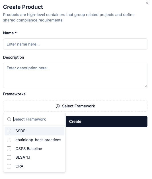 Product form