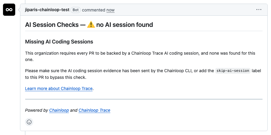AI Session Enforcement
