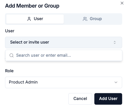 Invite new members