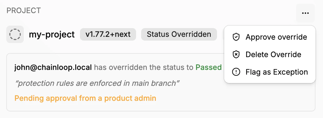Compliance Override & Approval Workflows