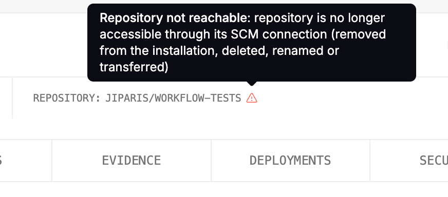 Unreachable Repositories