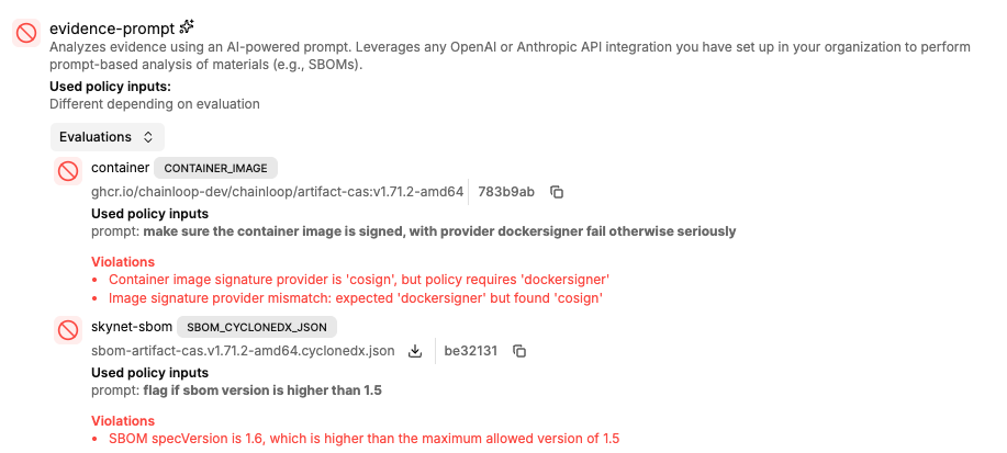 LLM policy evaluation results
