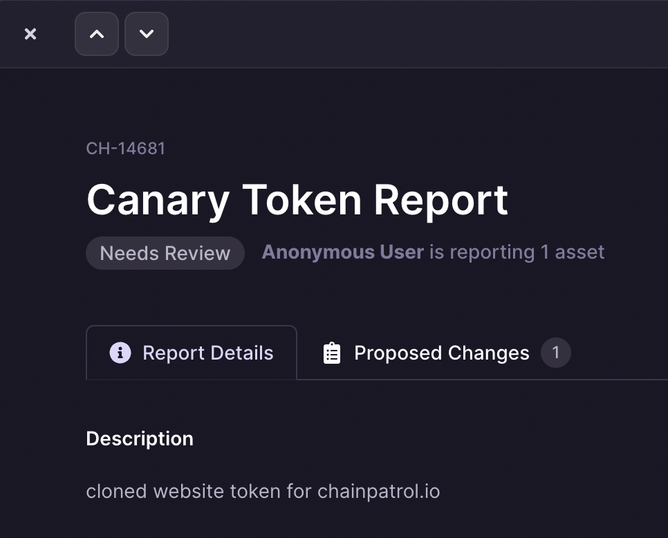 Canary Report