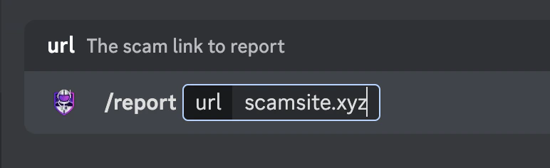 Example of using the ChainPatrol Discord bot