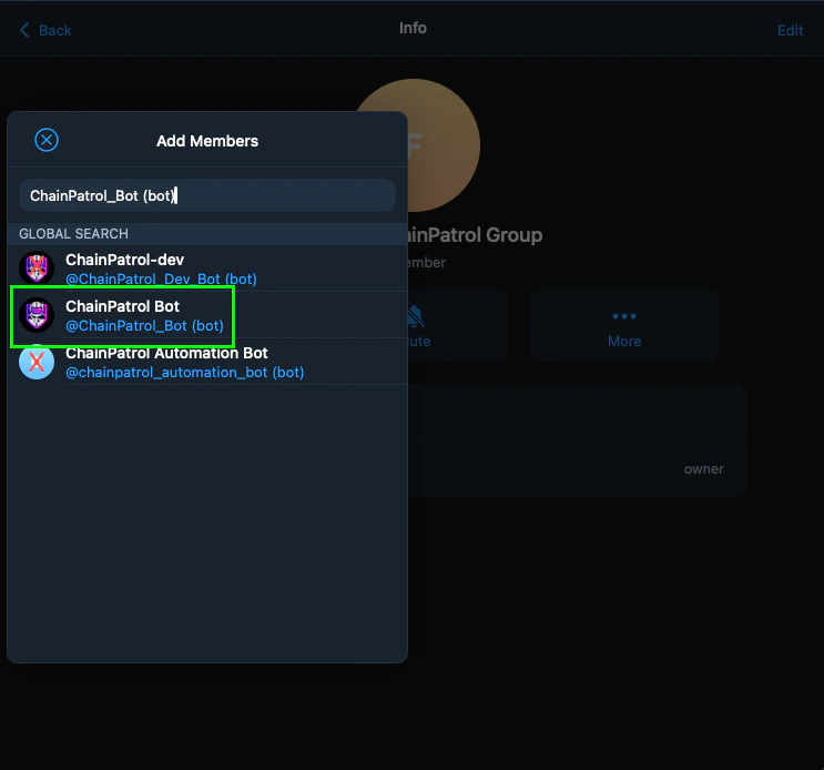Step 1 - Add Bot