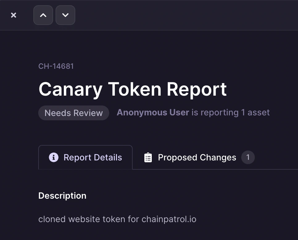 Canary Report