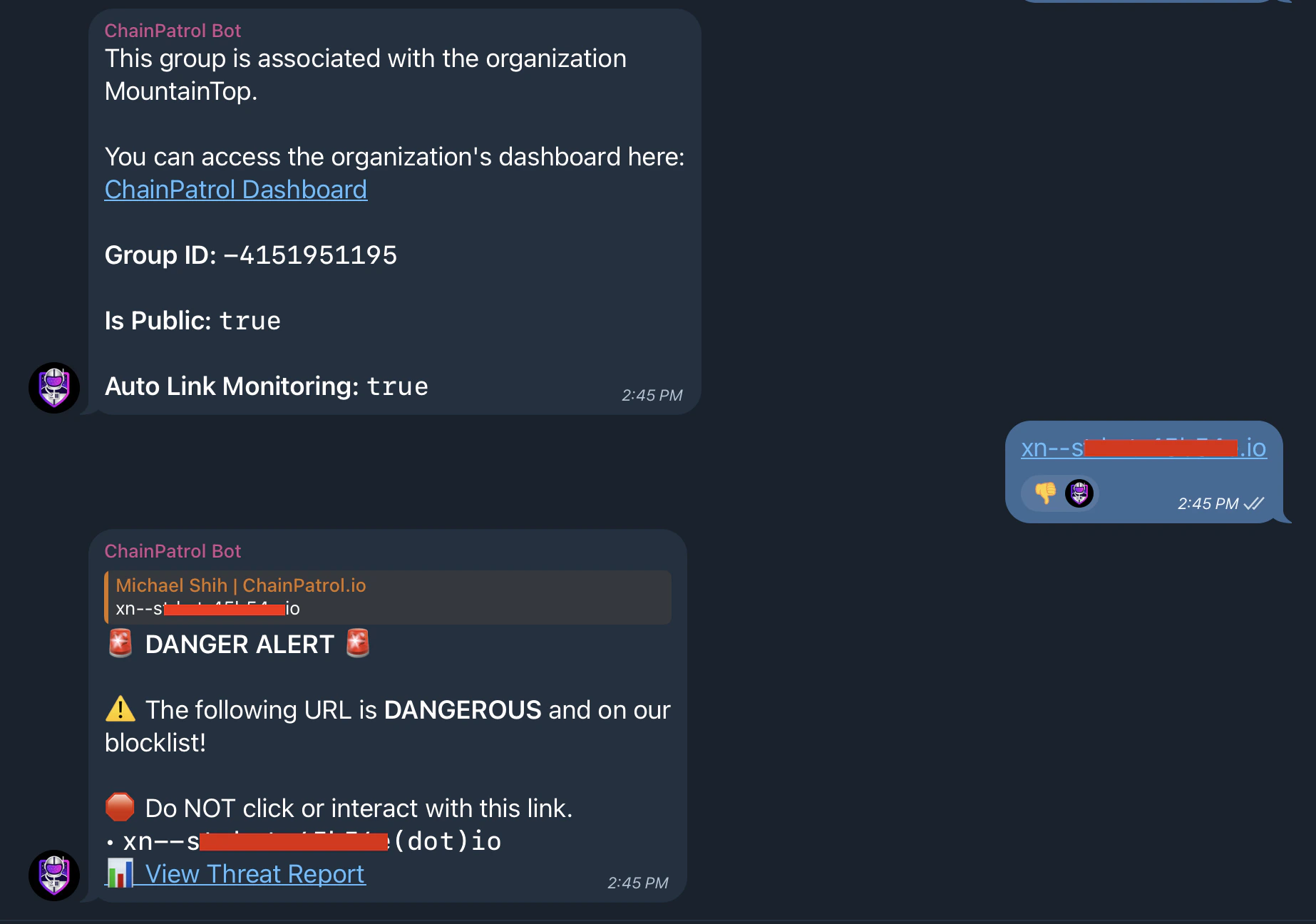 Auto-Link Monitoring