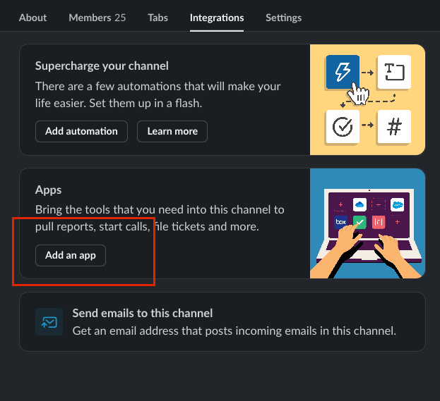 Add Bot to Channel