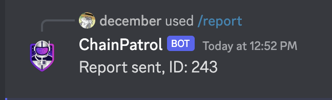 Success of the ChainPatrol Discord bot