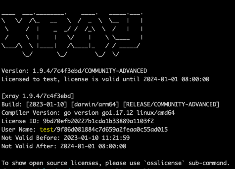 快速开始 - xray Documentation