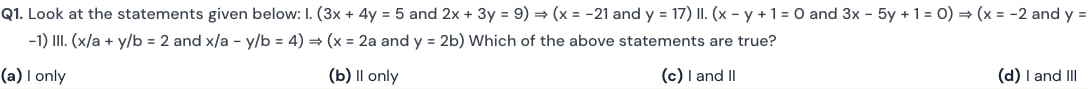 Example multiple-choice question in the Student paper view.