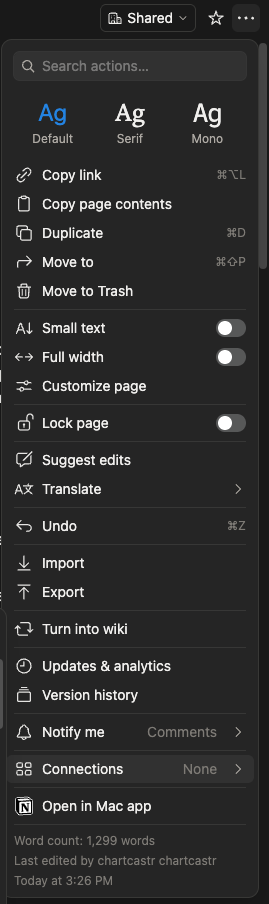 Step 1: Click the connection button