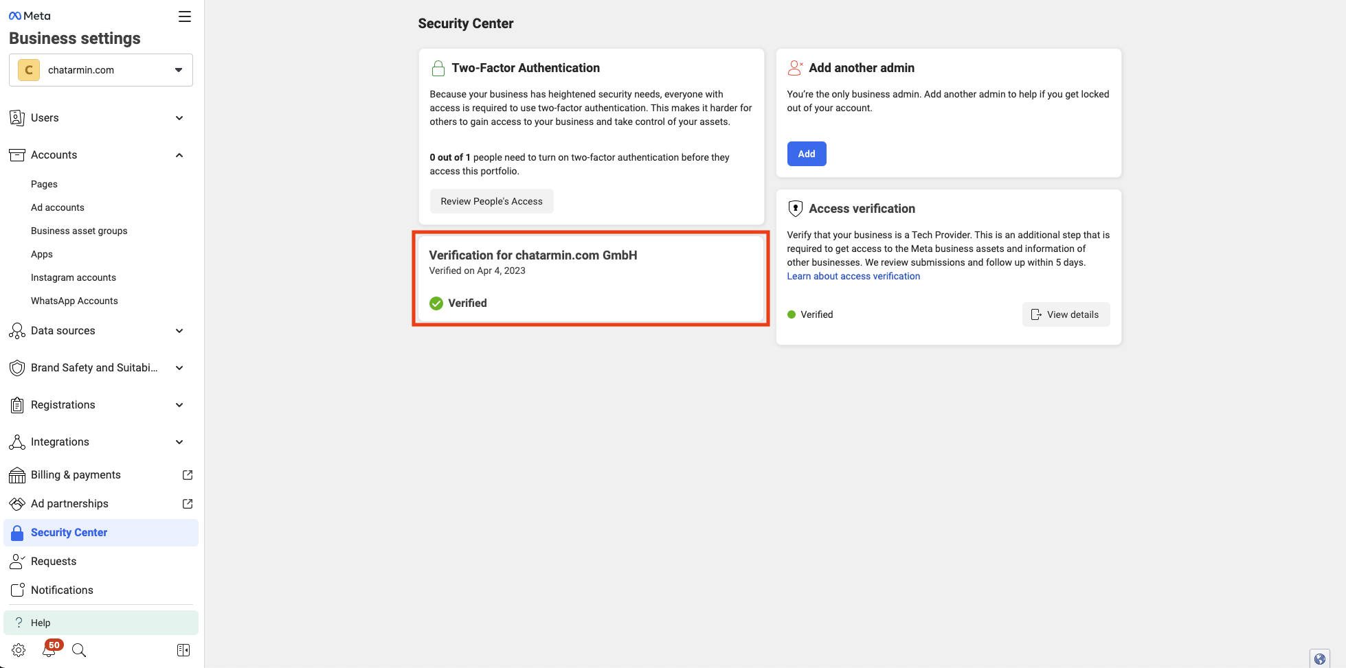 Chatarmin help center image