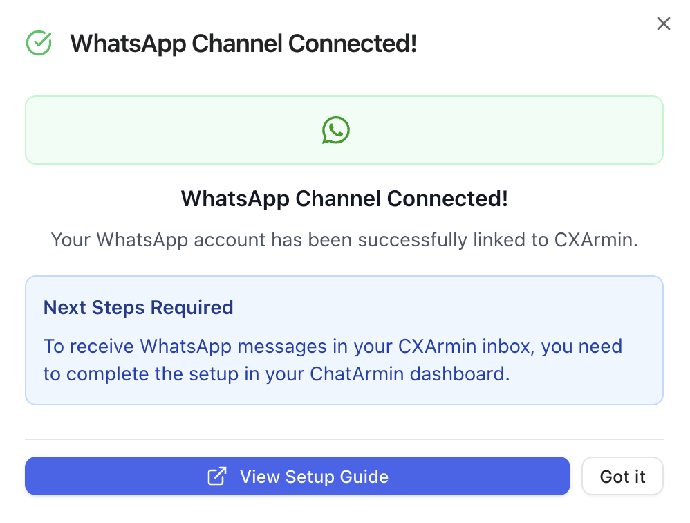 Chatarmin help center image