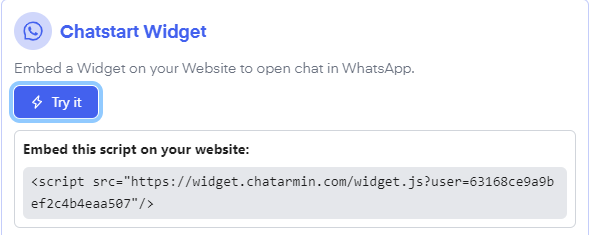Chatarmin help center image