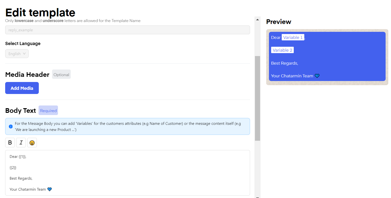 Chatarmin help center image