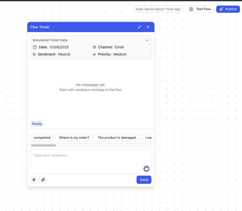Preview of email survey with emoji ratings