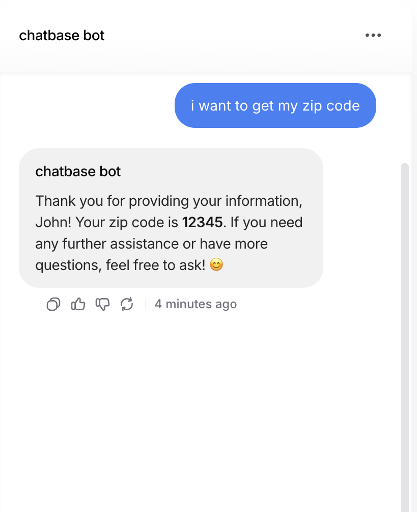 Advanced example of a client-side action using the browser geolocation API result
