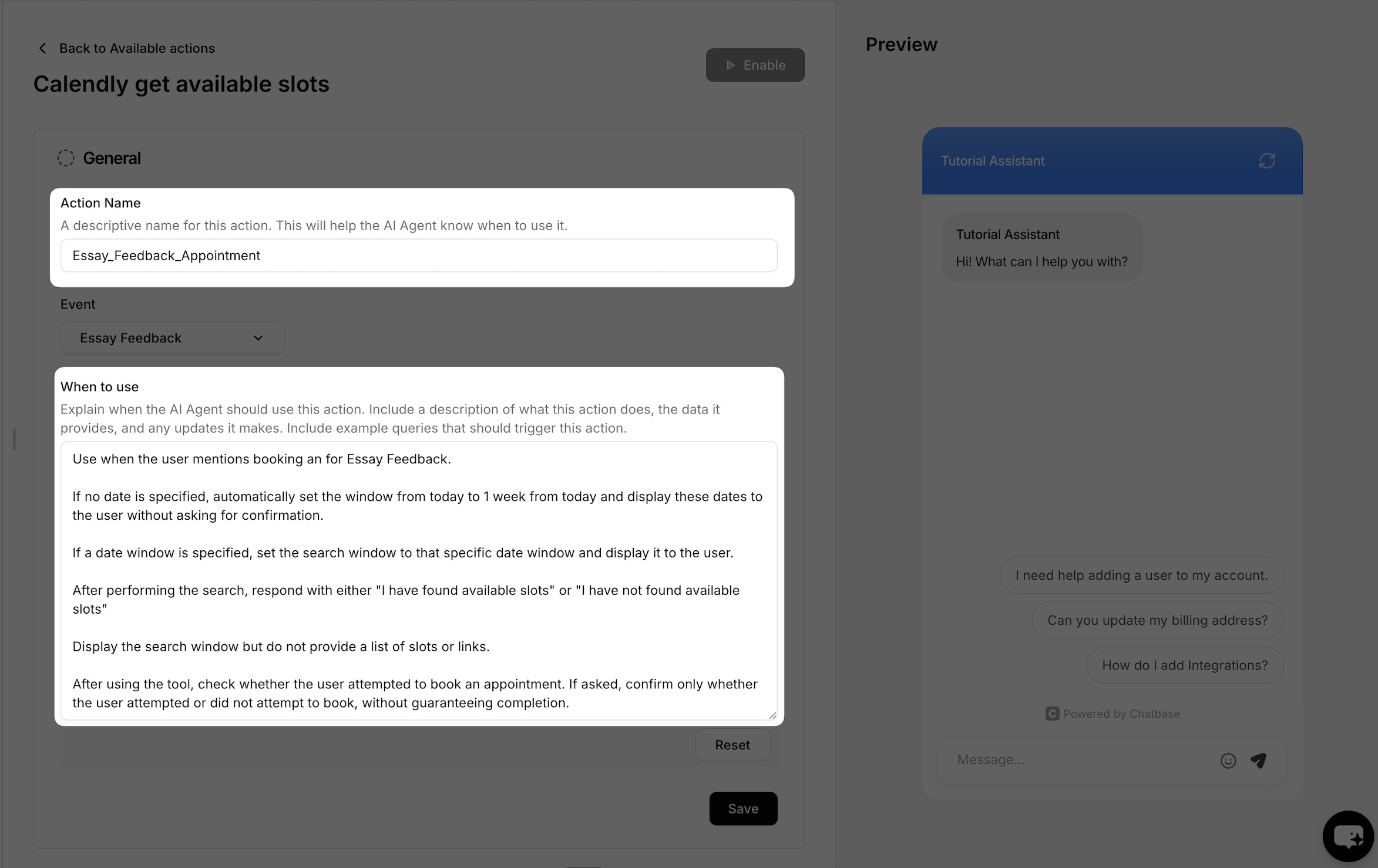 Chatbase Embed Code Example