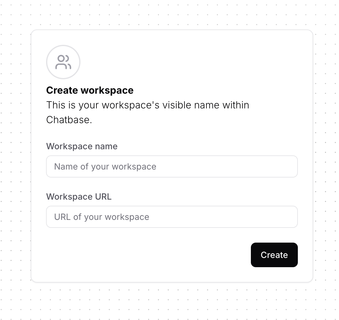 Workspace Settings General