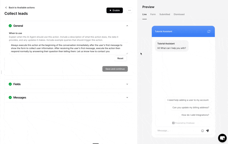 Chatbase Embed Code Example