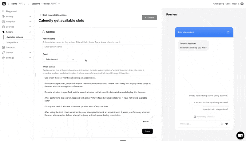 Chatbase Embed Code Example