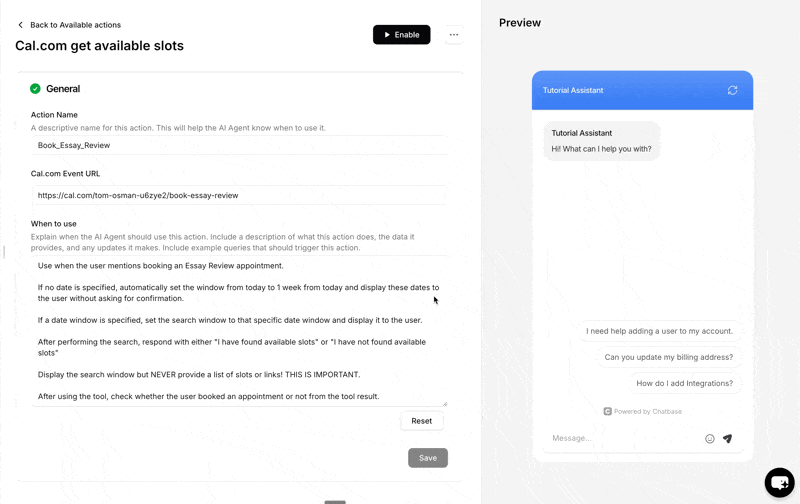 Chatbase Embed Code Example