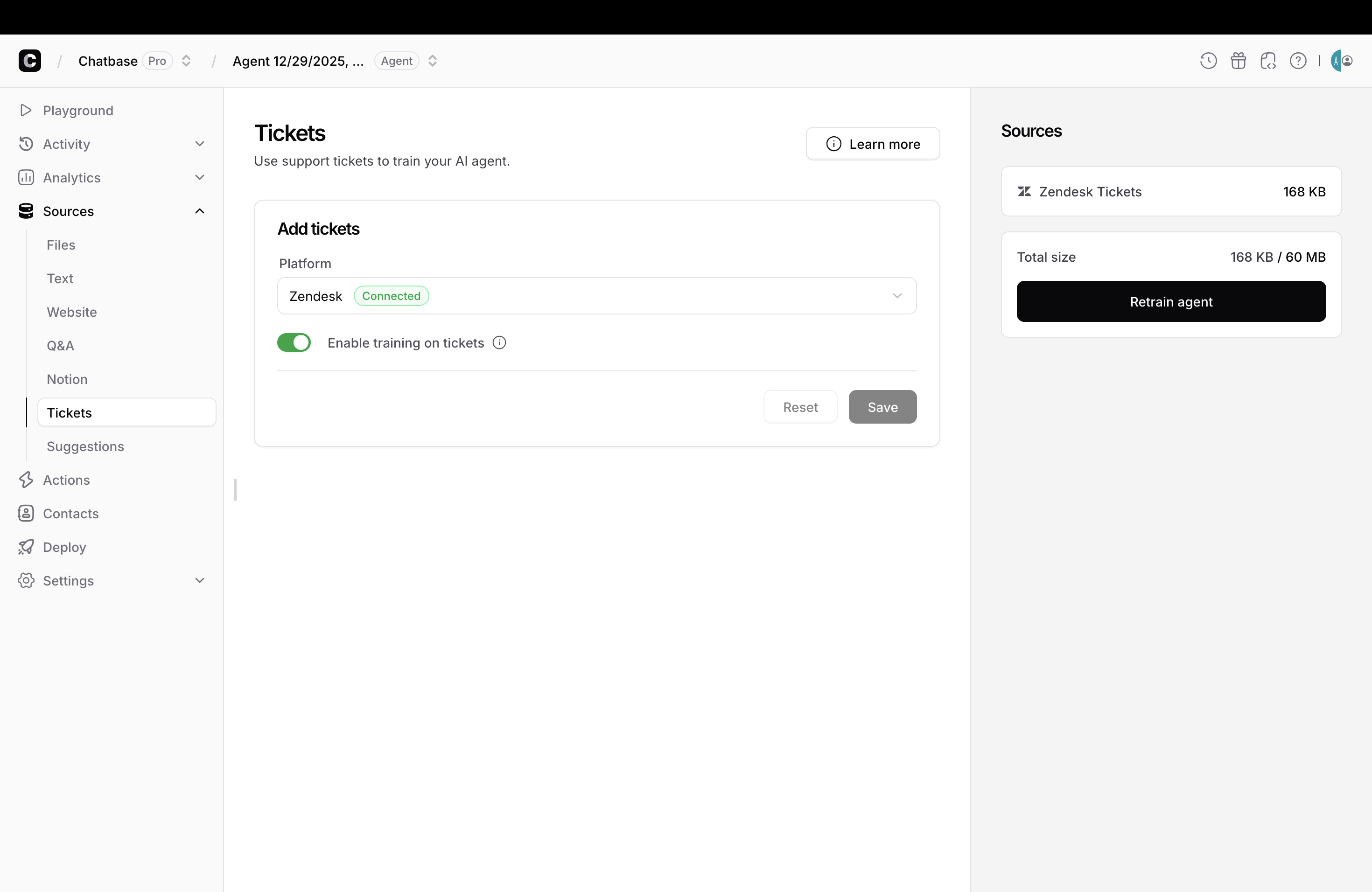 Select Integration Options