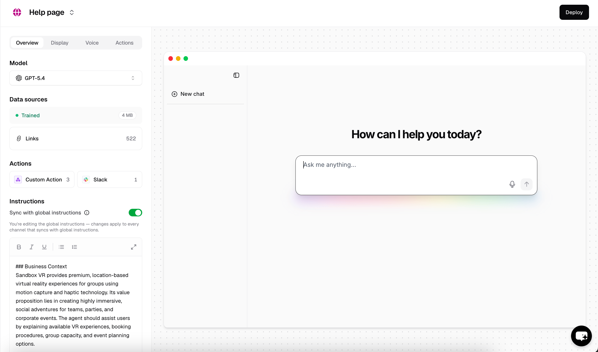 Chatbase Help Page